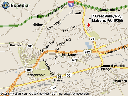 map of malvern